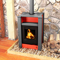 Aquaflam Vario Lend Kaminofen Rot