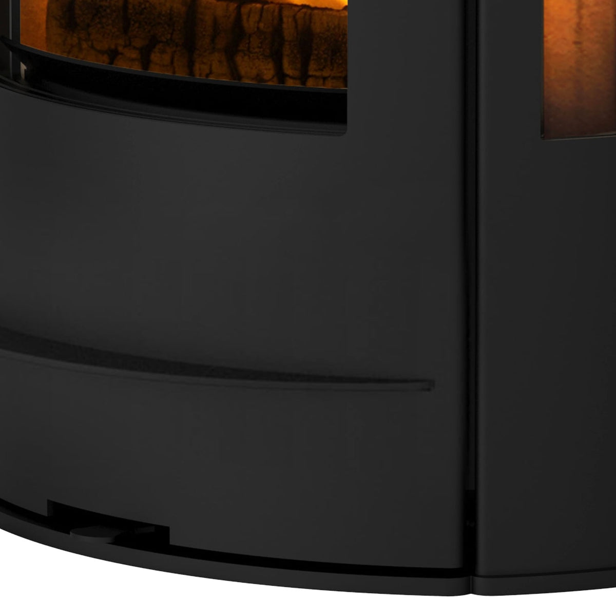 Lotus Liva 8G Kaminofen Schwarz, Rauchabgang oben